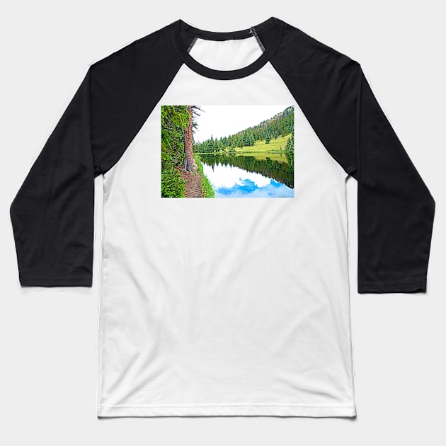 Lake Irene 12-3 Baseball T-Shirt by bobmeyers